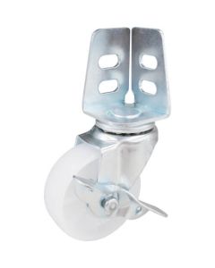 Angle Caster (nylon wheel) With flexible stopper