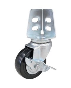 Angle Caster (rubber wheel)