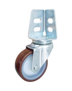 Angle Caster (urethane wheel) Flexible