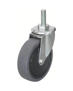 Threaded Type Noise Reduction Caster (elastomer wheel)  Flexible
