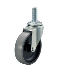 Threaded Type Caster (nylon wheel urethane tire)  Flexible