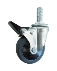Screwed Type Noise Reduction Caster  (elastomer wheel)
