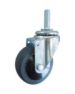 Screwed Type Noise Reduction Caster  (elastomer wheel)