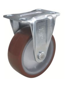 Plate Type Caster TYS Series (nylon wheel urethane tire)  Fixed