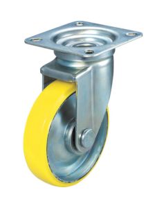 Plate Type Anti-static Caster (press made urethane wheel) Flexible