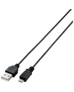 สาย Micro-USB แบบละเอียดพิเศษ A-microB ยาว 1 ม. สีดำ