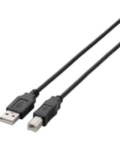 USB Cable (2.0)/A-B/Normal/0.7m/Black 1เส้น
