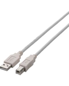 USB Cable (2.0)/A-B/Normal/5.0m/White 1เส้น