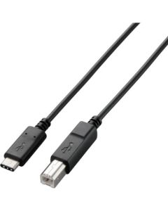 USB 2.0 Cable/C-B/4.0m/complies with USB2.0 standard/Black 1เส้น