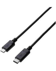 สายเคเบิล USB 2.0 ผลิตภัณฑ์ที่ผ่านการรับรองประเภท C-microB เอาต์พุต 3A 0.5 ม