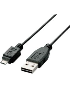 สาย USB 2.0 สองด้าน A-MicroB 2.0 ม. สีดำ