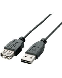 สายต่อ USB 2.0 สองด้าน ชนิด A-A ยาว 1.0 ม. สีดำ