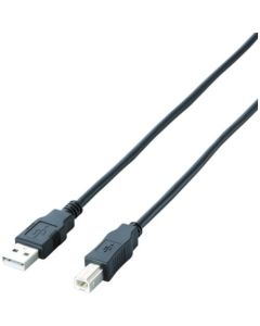 สายเคเบิล Eco USB 2.0 ที่สอดคล้องกับข้อกำหนด EUROHS ยาว 2 ม. สีดำ