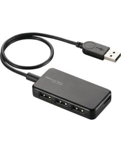 ฮับบัส USB 2.0 4 พอร์ตสำหรับแท็บเล็ตสีดำ