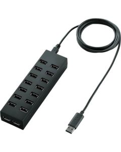 USB 2.0 HUB/16Port/Self power/Z Series/Black 1อัน