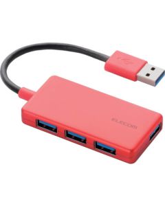 ฮับ 4 พอร์ต USB 3.0 บัสชนิดคอมแพคบัสสีแดง