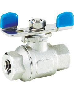 บอลวาล์ว สเตนเลส 3.92 MPa รูเต็ม 20A (3/4)