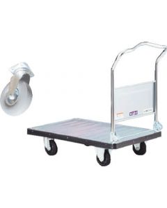 รถเข็นเหล็ก Dandy D series รุ่น DA มือจับพับได้ ชนิดยางไม่เจาะสำหรับถนนขรุขระ