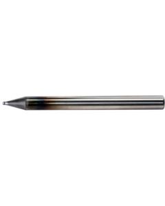 Diamond-coated 2 Flute Ball End Mill for Cemented Carbide