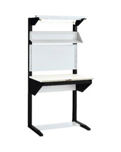 Assembly Line Workbench (panel/inclined shelf type)