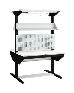 Assembly Line Workbench (panel/inclined shelf type)
