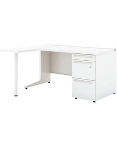 โต๊ะทำงานแขนเดียว US L-type UR-1412 WAL-3-7L W4 (779878)