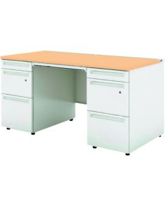 โต๊ะทำงานแขนคู่ US UR-147DL-33 WM/W4 (779642)
