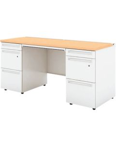 โต๊ะทำงานแขนคู่ US UR-156A-33 WM/W4 (779627)