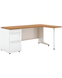 โต๊ะทำงานขาเดียว US L-type UR-1612WD-3-6R T2 (779940)