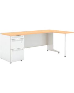 โต๊ะทำงานแขนเดียว US L-type UR-1812WD-3-6R WM (779936)
