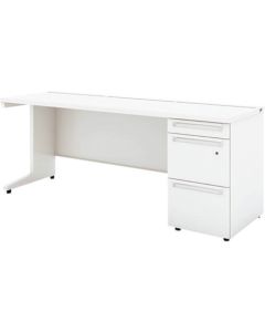 โต๊ะทำงานแขนเดียว US UR-186WA-3 W4/W4 (779725)
