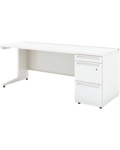 โต๊ะทำงานแขนเดียว US UR-187WAL-3 W4/W4 (779704)