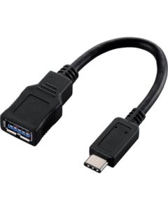 สายแปลง USB 3.1 Type-C ติดตั้งสีดำ