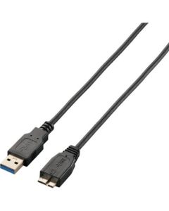 สาย USB 3.0 บางเฉียบชนิด A-microB ยาว 2.0 ม. สีดำ