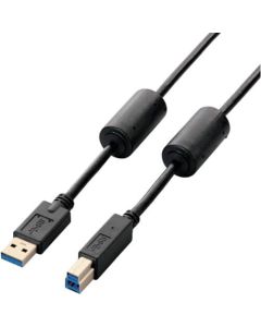 USB 3.0 Cable/1.0m/Ferrite/A-B/Black 1เส้น