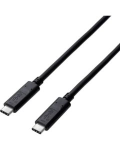 USB 3.1 Gen2 Cable/C-C/0.5m/complies with USB3.1 standard/USB PD/3A output/Black 1อัน