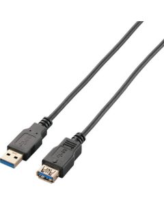 สายต่อ USB 3.0 แบบบางเฉียบ ชนิด A-A ยาว 1.0 ม. สีดำ