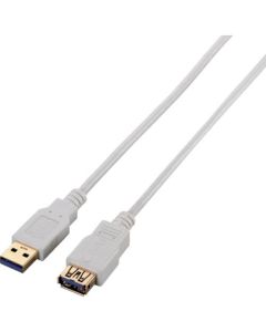 สายต่อ USB 3.0 บางเฉียบ ชนิด A-A ยาว 1.0 ม. สีขาว