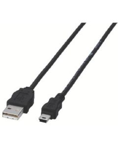 สอดคล้องกับคำสั่ง EU RoHS USB 2.0 สายเคเบิลสีดำ 1.5 ม