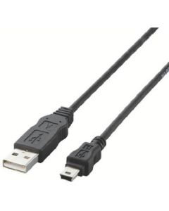 สายเคเบิลสีดำที่เป็นไปตามข้อกำหนด EUROHS Directive USB 2.0