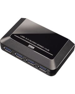 ฮับ USB 3.0 4 พอร์ต (สีดำ)