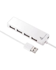 ฮับ ​​USB 2.0 4 พอร์ตพร้อมตัวยึดแบบ hook-and-loop สำหรับการเชื่อมต่อ HDD