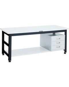 Creative Workbench c/w 3 Cabinet