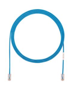 Category 5E สายแพทช์เส้นผ่านศูนย์กลางเล็ก 8 ม. สีน้ำเงิน UTP28CH8MBU