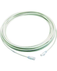 Category 6A สายแพทช์เส้นผ่านศูนย์กลางขนาดเล็ก 15 ม. สีขาวออฟไวท์ UTP28X15M