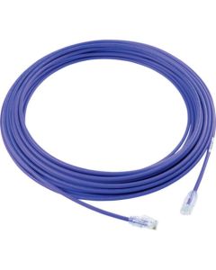 Category 6A สายแพทช์เส้นผ่านศูนย์กลางขนาดเล็ก 15 ม. สีม่วง UTP28X15MVL