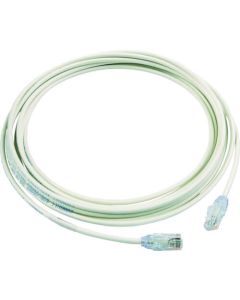 Category 6A สายแพทช์เส้นผ่านศูนย์กลางขนาดเล็ก 5 ม. สีขาวออฟไวท์ UTP28X5M