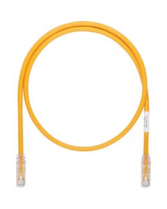 Category 6A สายแพทช์เส้นผ่านศูนย์กลางขนาดเล็ก 5 ม. สีส้ม