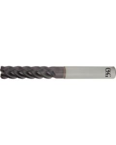 Variable Lead End Mill Long Type for Titanium Alloy(5-Flutes)