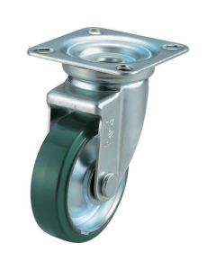 Plate Type Caster J Series (pressed urethane wheel)